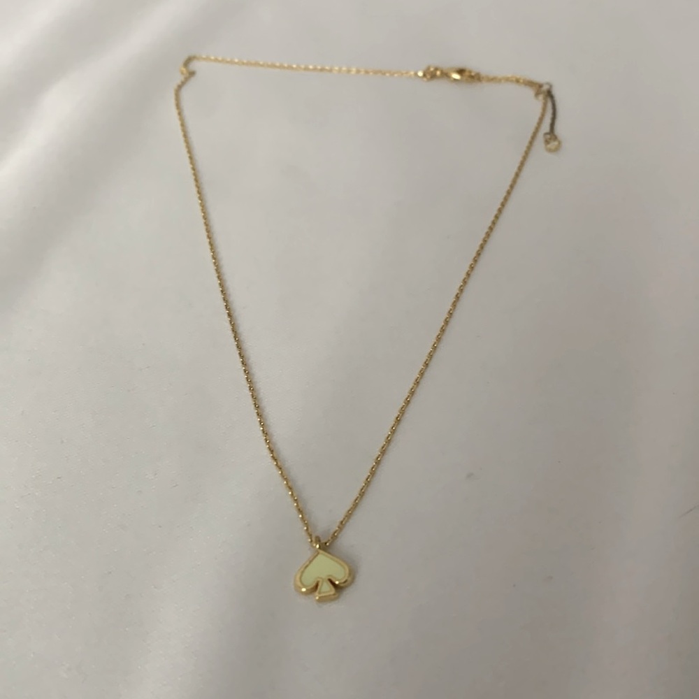 Kate Spade New York Everyday Spade Enamel Mini Pendant Yellow
